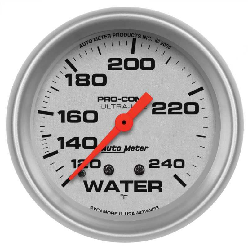 Ultra-Lite® Mechanical Water Temperature Gauge 4432